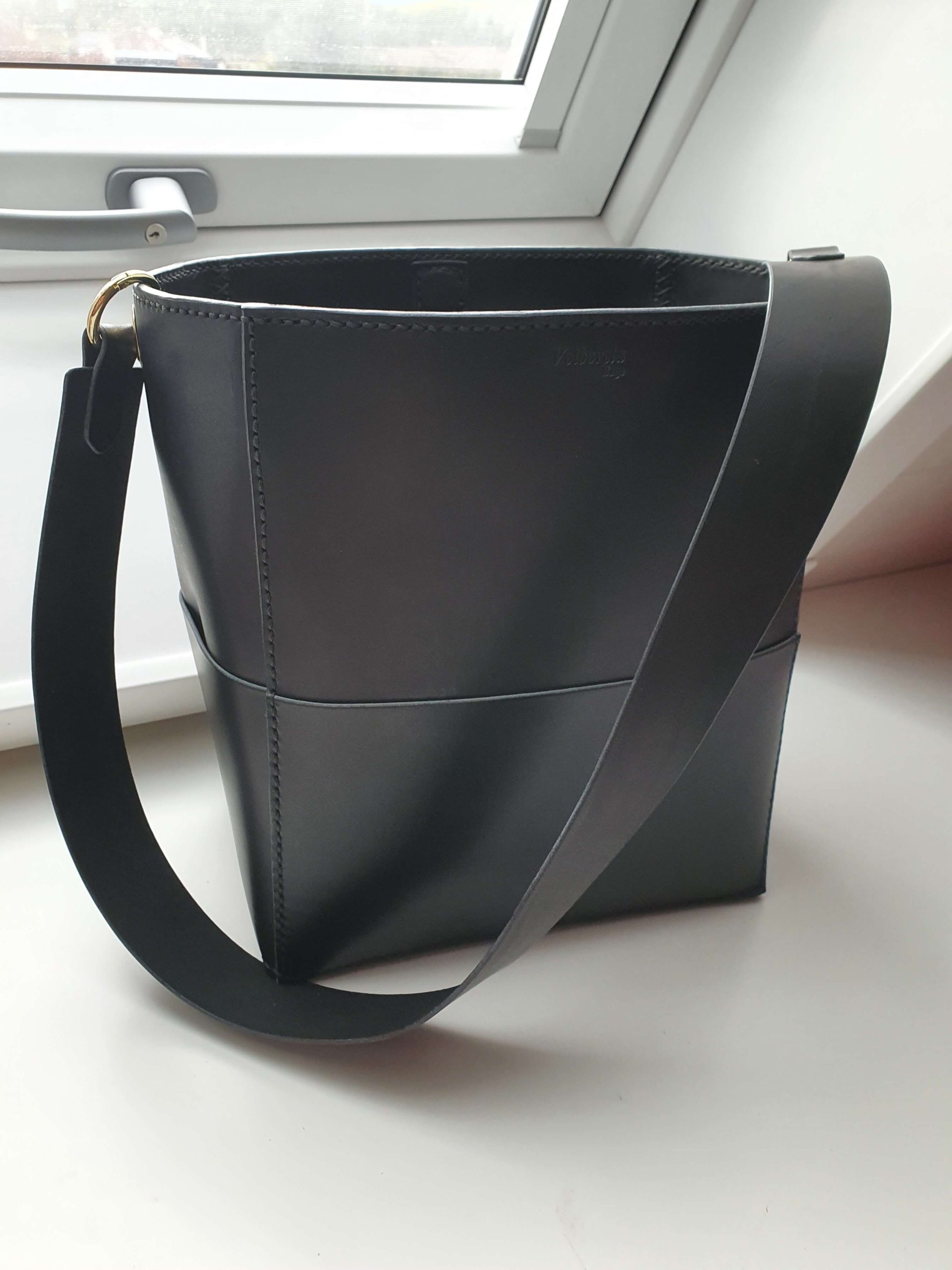 Velká kabelka s podšívkou - zákaznice se inspirovala v módním časopise